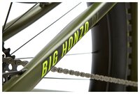 Горный (MTB) велосипед KONA Big Honzo DL (2018) matt olive w/charcoal/yellow decals S (164-173) (тре