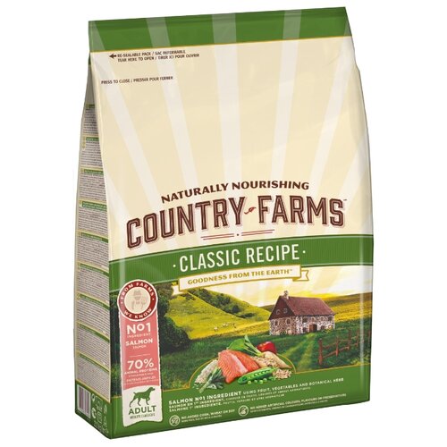 фото Сухой корм для собак Country Farms лосось 2.5 кг