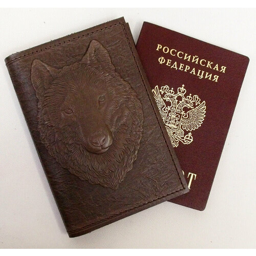 Обложка для паспорта Тривеста, коричневый