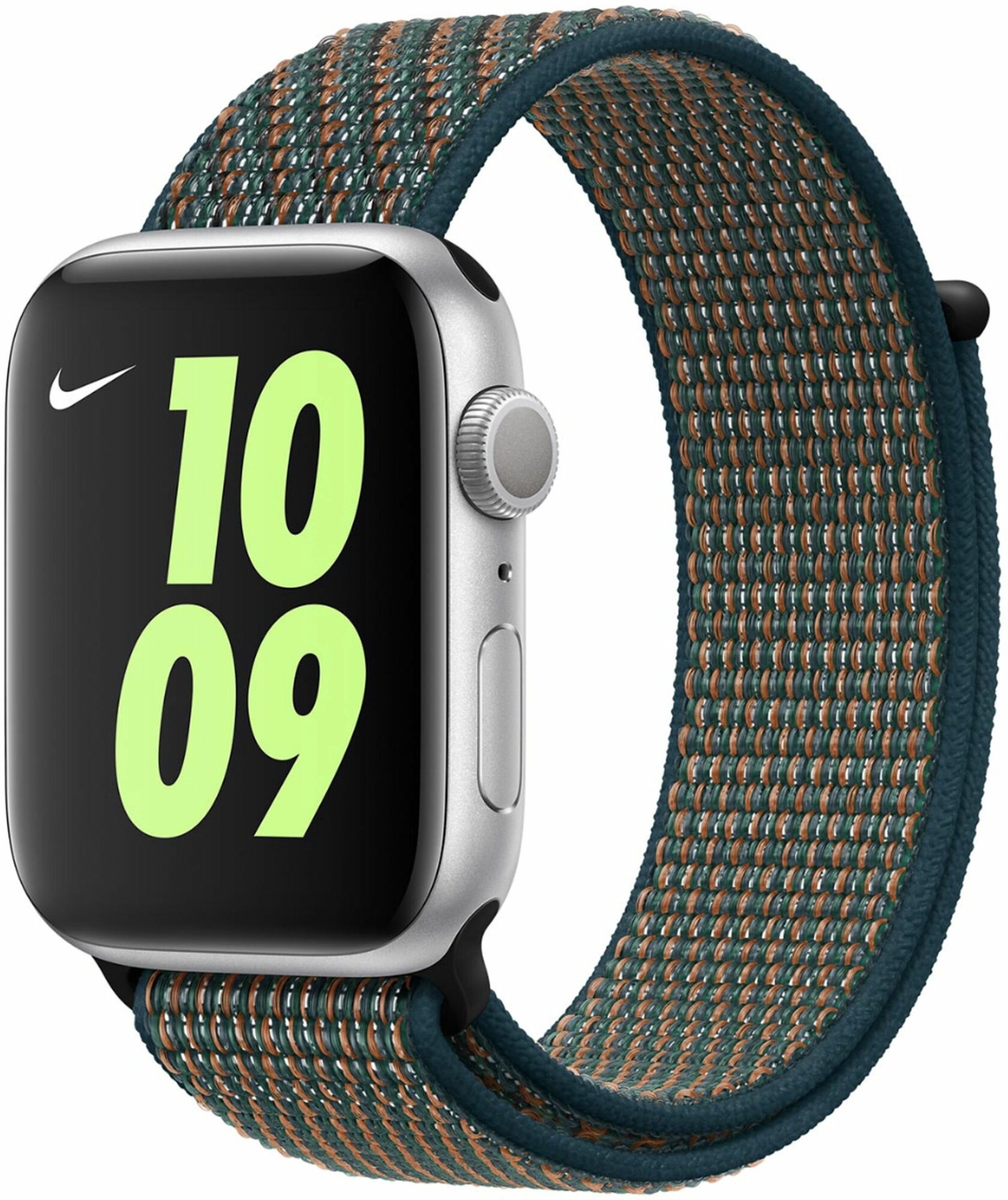 Ремешок Apple Sport Loop Hyper Crimson/Neptune Green Reflective для Apple Watch Nike 42-44-45-49mm MXN62ZM/A