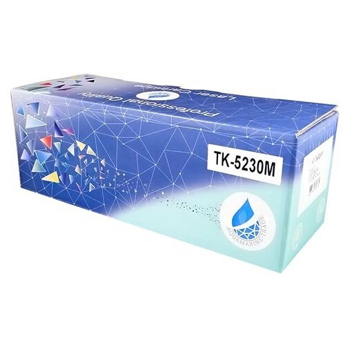 Картридж Aquamarine TK5230M (KYOCERA TK-5230 M), Пурпурный / Magenta, 2200 стр, совместимый