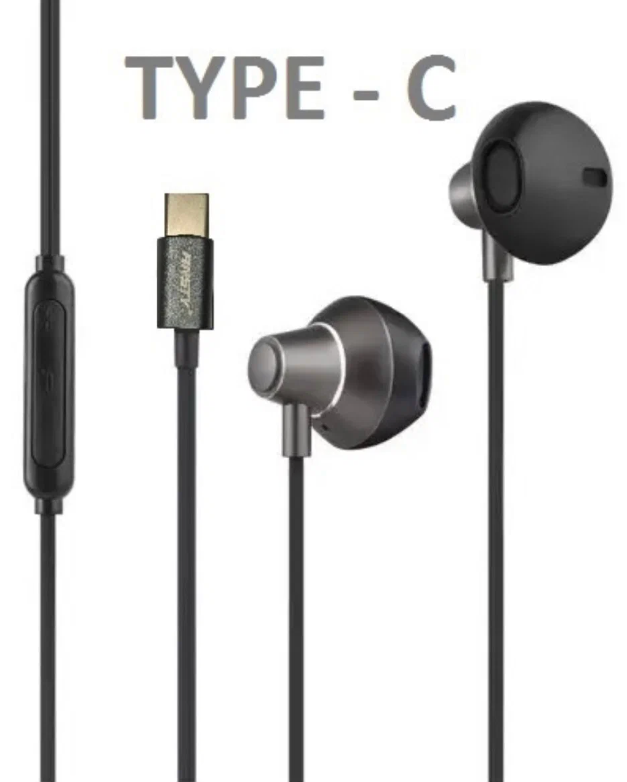 Проводные HiFi наушники Ansty E-025, Type-C, черные