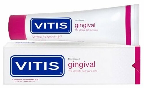 Зубная паста Dentaid Vitis Gingival, 100 мл, 100 г, разноцветный