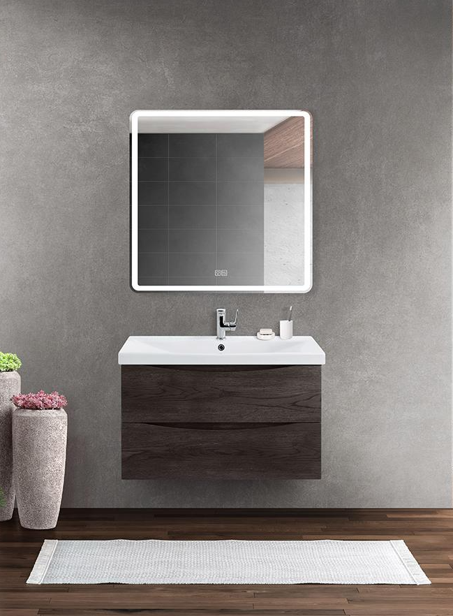 Тумба под раковину BelBagno MARINO-CER подвесная с двумя выкатными ящиками, Rovere Nature Grigio, 964x440x500, MARINO-CER-1000-2C-SO-RNG-P - фотография № 19