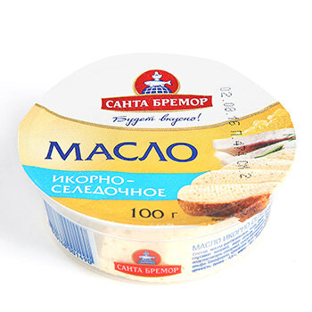 Масло икорно-селёдочное, «Санта Бремор»