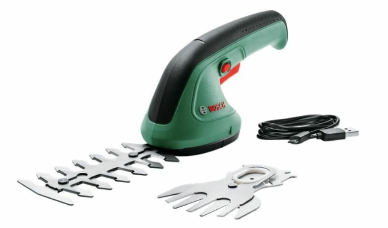 Аккумуляторные ножницы BOSCH 0.600.833.303 Easyshear ширина 8 см зеленый