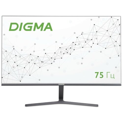 Монитор Digma DM-MONB2704, 27, IPS, 1920x1080, 75 Гц, 5 мс, HDMI, DP, серый