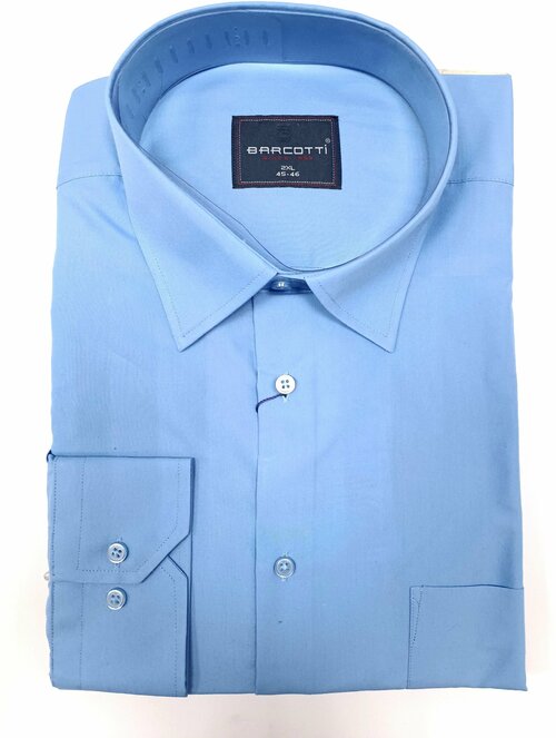 Рубашка BARCOTTI, размер 2XL(60), голубой