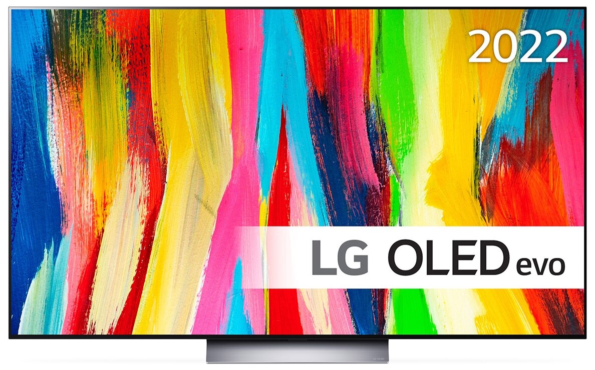 65" Телевизор LG OLED65C24LA 2022 HDR, OLED, LED RU, серебристый