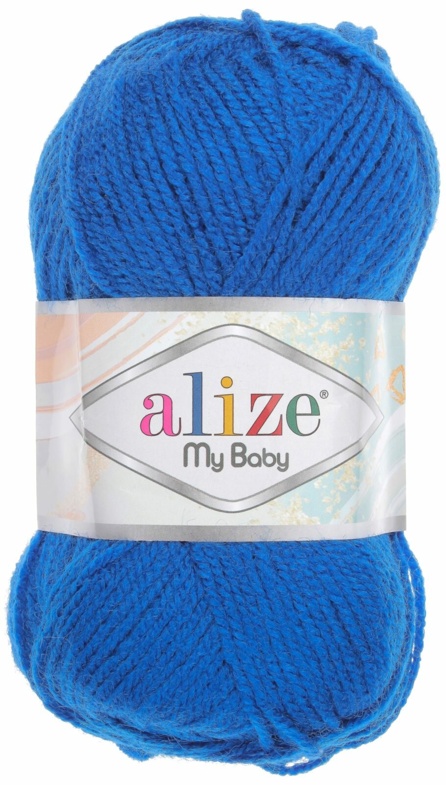 Пряжа Alize My baby василек (01), 100%акрил, 150м, 50г, 1шт