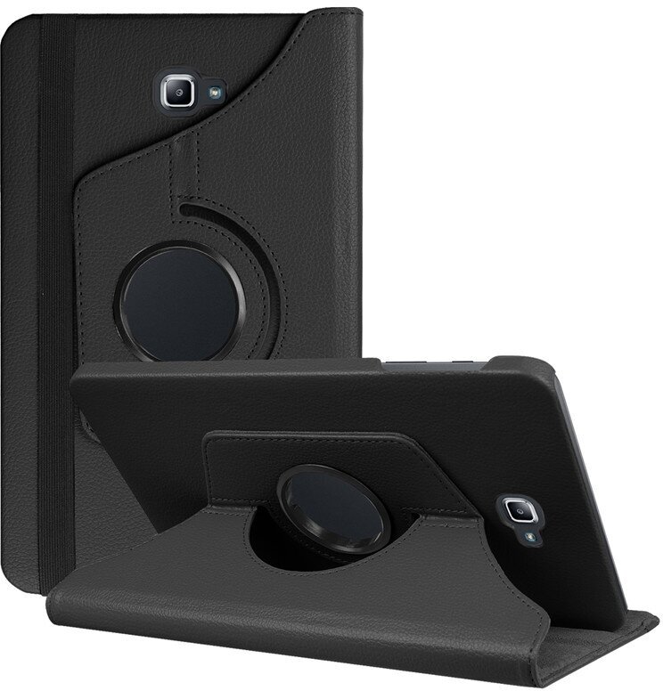 Чехол-подставка MyPads для Samsung Galaxy Tab A 9.7/ T550 на пластиковой основе черный