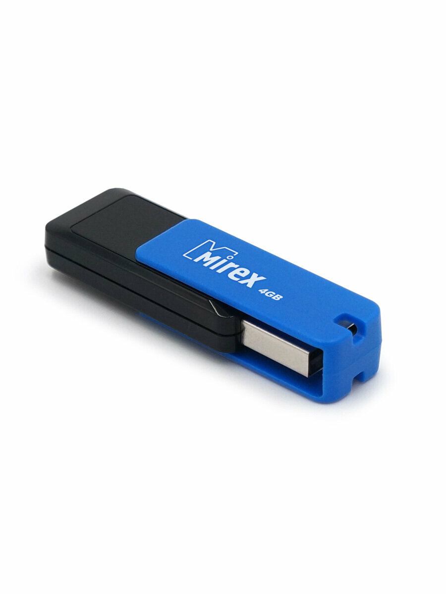 Флеш накопитель 4GB Mirex City, USB 2.0, Синий - фото №9