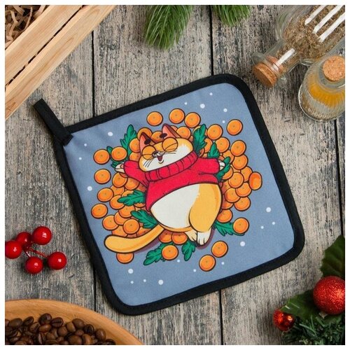 Прихватка Merry хmas 17х17см100 пэ ватин 250гм2 322₽