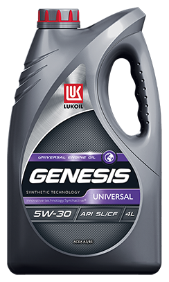 Lukoil 3148621 Масло моторное полусинтетическое "Genesis Universal 5W-30", 4л