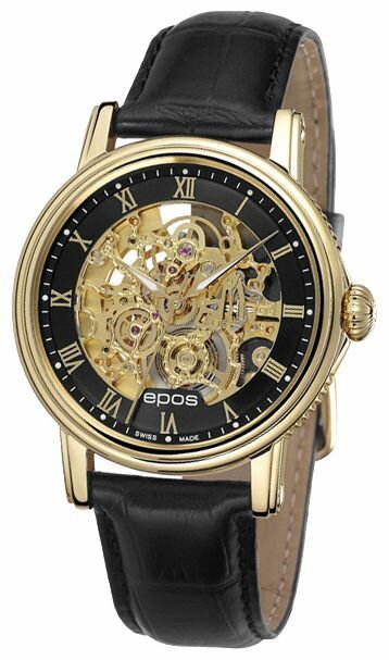 Швейцарские механические наручные часы Epos 3390.156.22.25.25