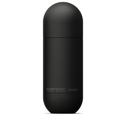 фото Термос-бутылка asobu orb (0,42 литра), черная