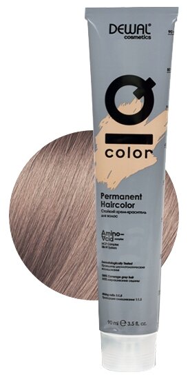 Dewal Cosmetics Краситель перманентный IQ COLOR, 9.1 Very light ash blonde