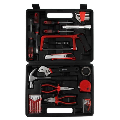 фото Набор инструментов tundra 5367819, 31 предм., черный/красный