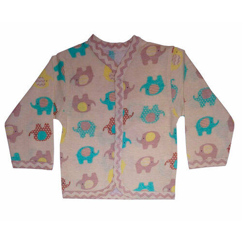 фото Рубашка , прямой силуэт, на кнопках, длинный рукав, размер 74-44, бежевый нет бренда