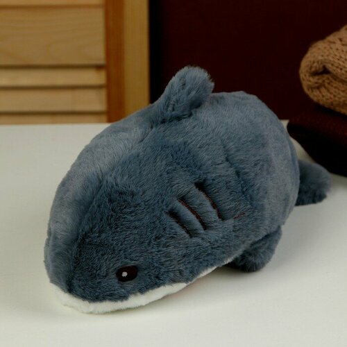 Мягкая игрушка «Кот» в костюме акулы, 25 см, цвет серый