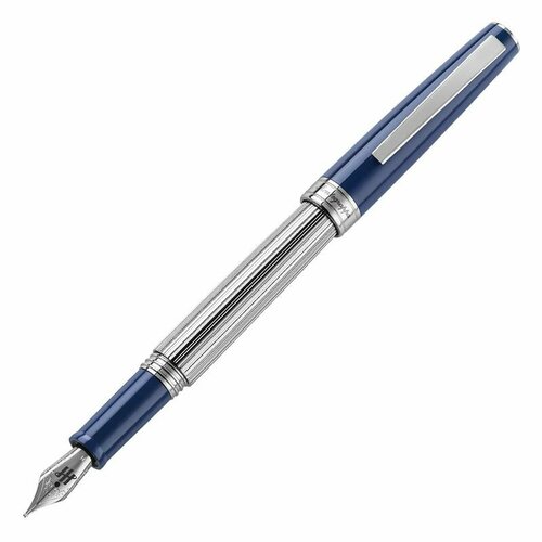 Перьевая ручка Montegrappa Armonia Duetto Blue Steel F. Артикул ARMD-BL-FP-F ручка перьевая montegrappa harmony g fp f