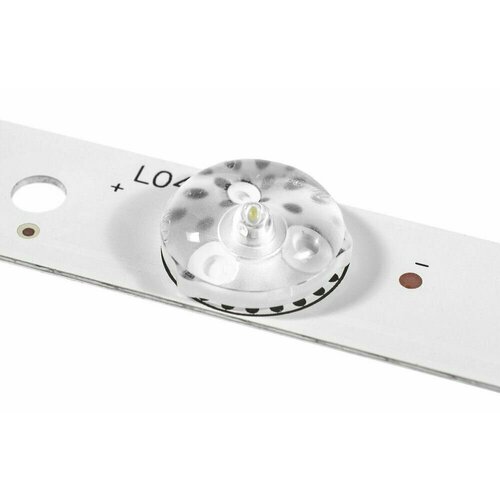 Подсветка для телевизора BBK 32LEX-5027/T2C, 32LEM-1019, 32LEM-1029 32" 6V 7 led (комплект 2 шт) 590mm