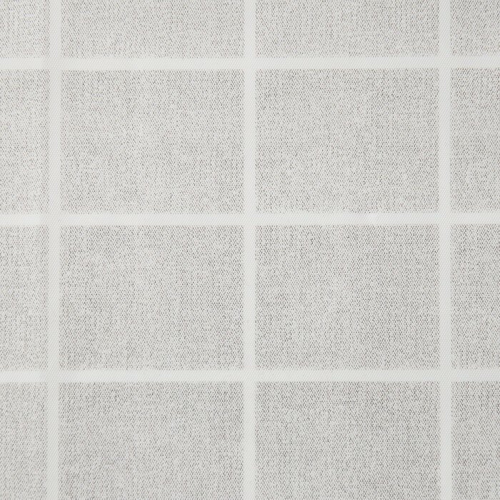 фото Cкатерть Доляна Клетка цв. серый 137*183 см