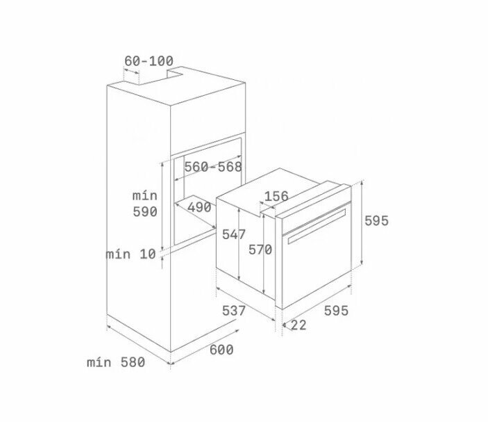 Электрический духовой шкаф TEKA HLB 840 STAINLESS STEEL (41560075), серебристый - фото №20