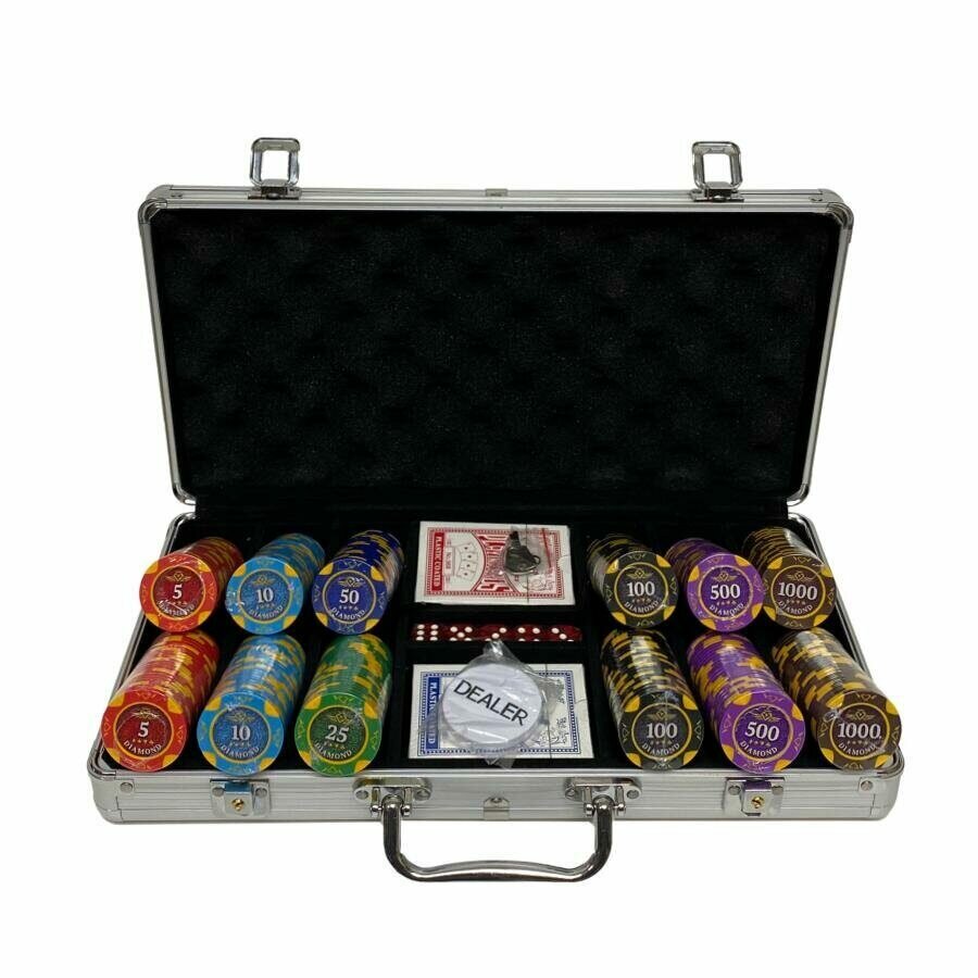 Набор для покера Diamond на 300 фишек