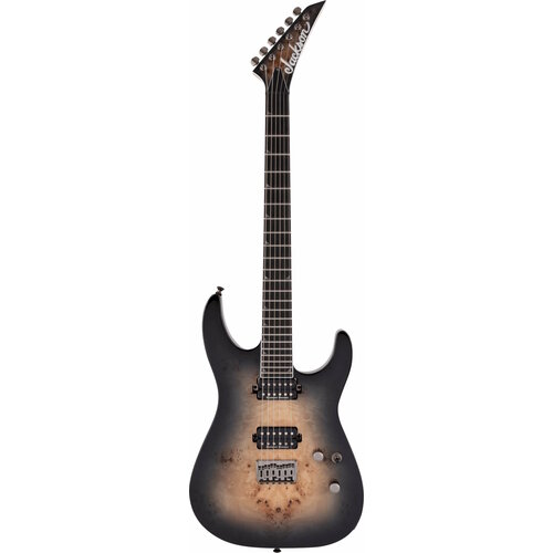 JACKSON Pro Series Soloist SL2P MAH HT Transparent Black Burst электрогитара, цвет черный