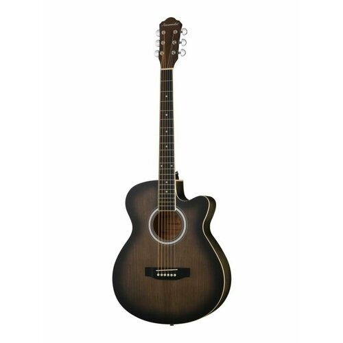 Акустическая гитара Naranda, черный, HS-4040-TBS hs 4040 mas акустическая гитара с вырезом красный санберст naranda