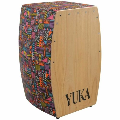 YUKA CAJ-PVC-FS AZTEC - Кахон с подструнником кахон yuka caj pvc fl ard