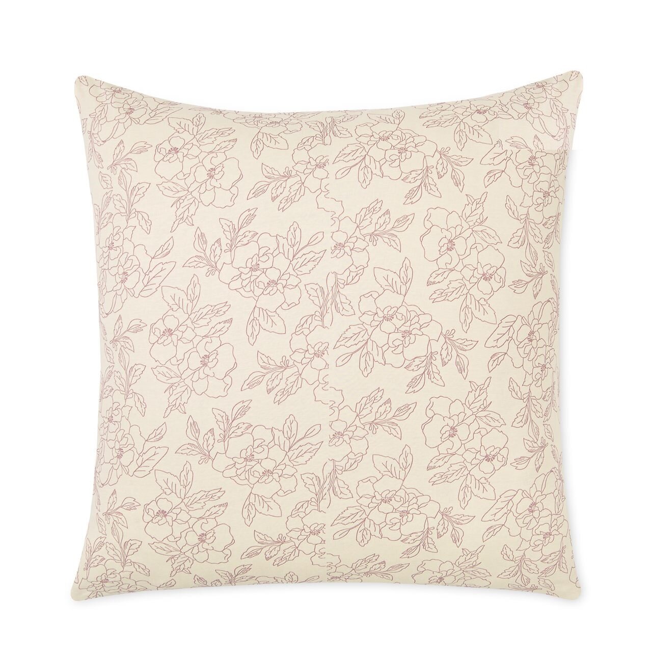 фото Набор Наволочек из Трикотажа на молнии 70х70 2 шт. арт. 258 "Цветы бежевые"