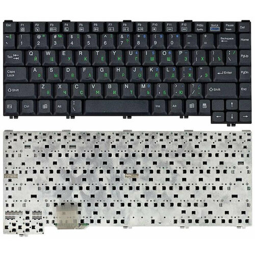 Клавиатура для ноутбука HP Compaq Presario 1200 1600 черная клавиатура для ноутбука hp compaq 647569 bg1 черная
