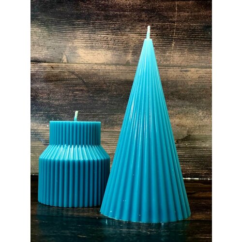 Набор из двух свечей конус и бочонок