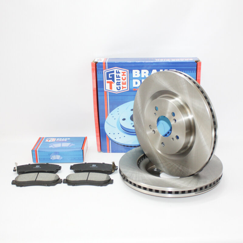 Комплект передние тормозные диски 2 штуки и колодки GRIFFTECH на HAVAL H6 Coupe, Haval F7 / F7x / 3501011XKY00A 3501120XK02XA