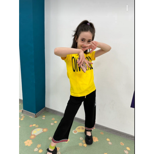 Комплект одежды WANEX, размер 7, черный, желтый