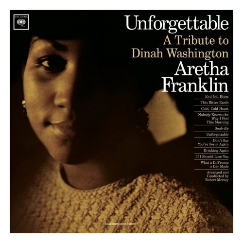 Виниловые пластинки, Music On Vinyl, Columbia, ARETHA FRANKLIN - Unforgettable - A Tribute To Dinah Washington (LP, Coloured) виниловые пластинки music on vinyl columbia aretha franklin runnin out of fools lp coloured