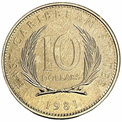 Восточные Карибские Штаты 10 долларов 1981 г. (ФАО - Всемирный день продовольствия) (2) ямайка 1 доллар 1981 г фао всемирный день еды 2