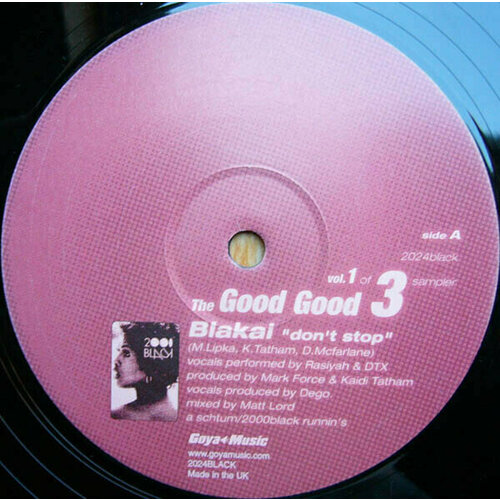 Blakai / Capitol A - The Good Good Vol. 1 Of 3 Sampler / Винтажная виниловая пластинка / LP / Винил