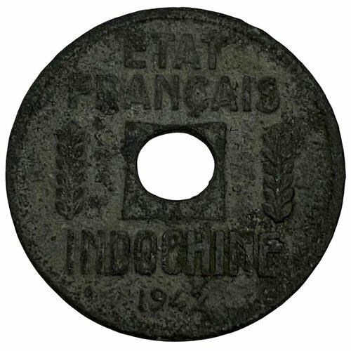Французский Индокитай 1/4 цента 1942 г. французский индокитай 1 сантим 1937 г