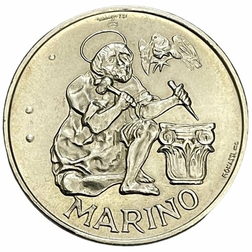 Сан-Марино 500 лир 1975 г. (Открытие нумизматического агенства) (2)