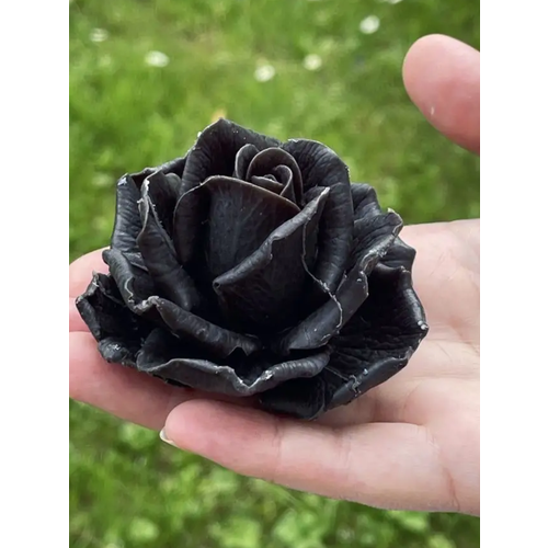 Натуральное мыло ручной работы Роза черная матовая