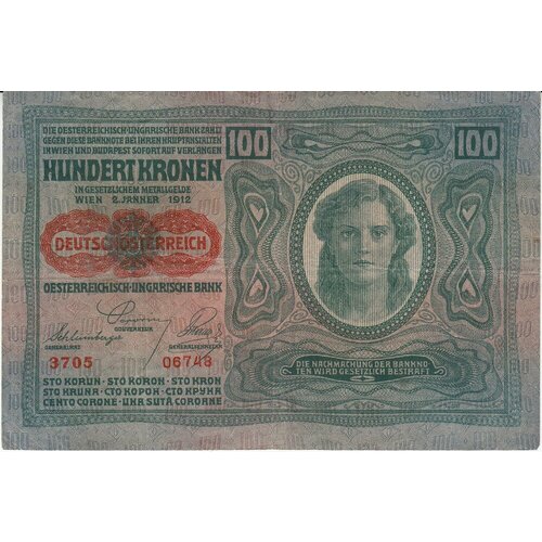 Австрия 100 крон ND 1919 г.