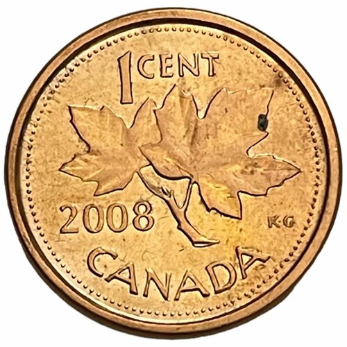 Канада 1 цент 2008 г. (Cu/St) канада 1 цент 2004 г cu zn