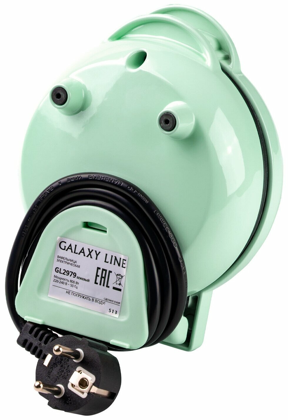 Вафельница Galaxy Line GL 2979 мятный (gl 2979) - фото №20