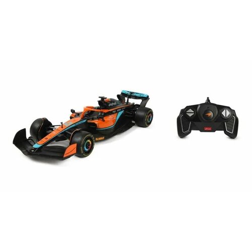 Машинка на радиоуправлении Rastar McLaren F1 MCL36 (арт.93300), 1:18 (32см). Оранжевая bburago 1 43 2022 mclaren f1 mcl36 3 даниэль риккардо 4 имитация литая игрушечная модель гоночного автомобиля из сплава