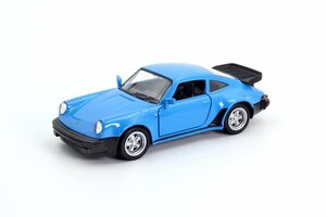 Машина металлическая RMZ City серия 1:32 Porsche 930 Turbo (1975-1989), синий цвет, инерционный механизм, двери открываются 554064BL