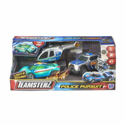 Teamsterz Игрушка Teamsterz Машинка полицейская со световыми и звуковыми эффектами 1417281