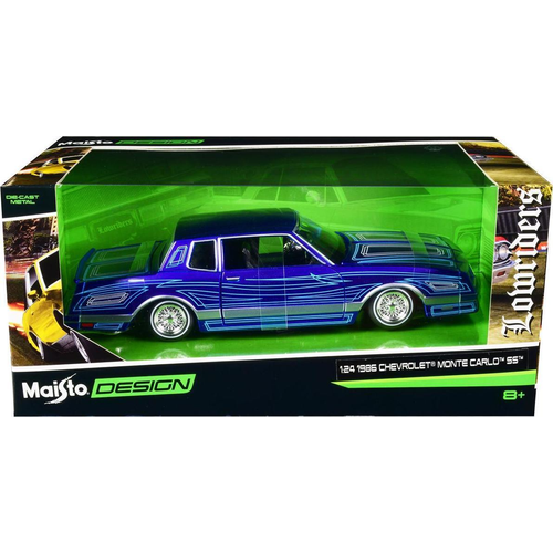 Машинка Maisto 1:24 Chevrolet Monte Carlo SS 1986 32542 maisto 1 24 1970 chevrolet nova ss blue casting alloy car model handicraft decoration collection toy tool gift die casting